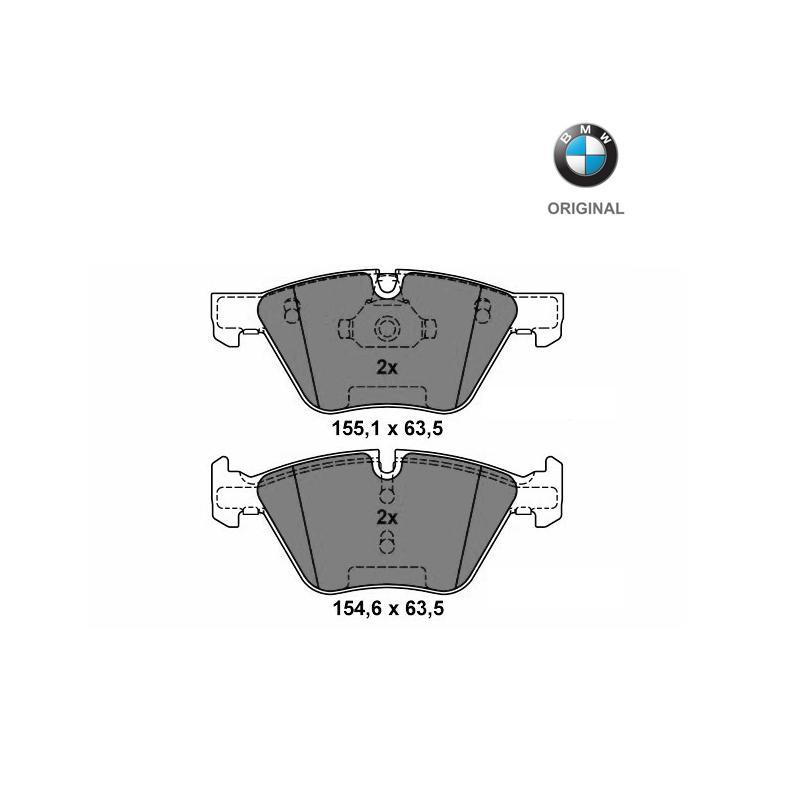 Brzdové platničky predná náprava (120i, 120d) Originál BMW 34116777772