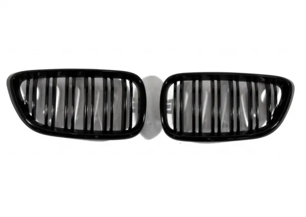 Predné mriežky chladiča dvojité BMW 2 F22, F23 - čierne lesklé M design