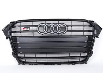 Originál Predná mriežka Audi S4 matná čierna facelift