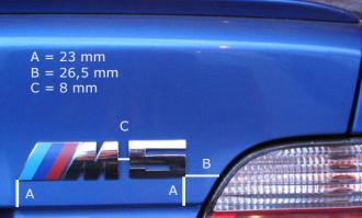 Emblém BMW //M Performance