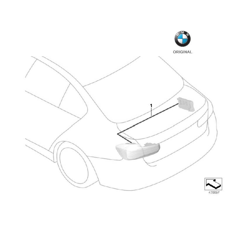 Dodatočná káblová sada na dorobenie faceliftových svetiel - BMW F30