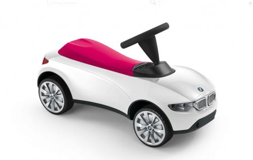 BMW Baby Racer III bielo- ružový