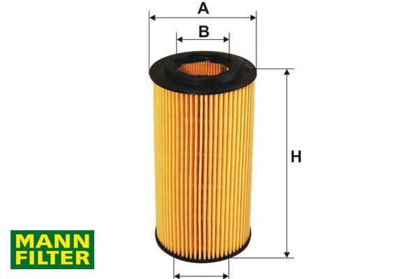 Olejový filter MANN VW Touran 2.0 FSI (110kW) - HU719/6x