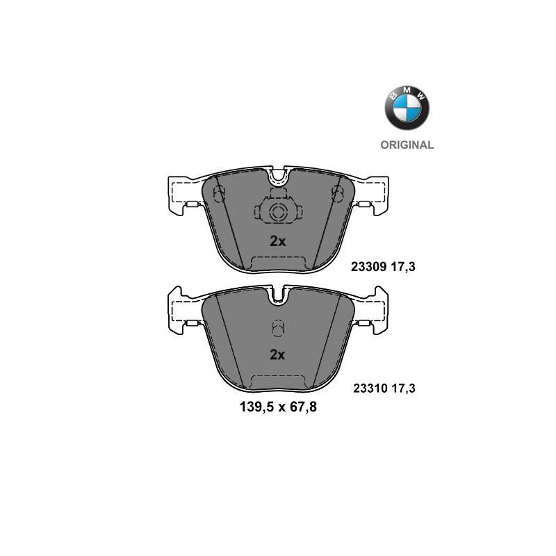 Brzdové platničky zadná náprava (635d, 645i, 650i) Originál BMW 34216768471