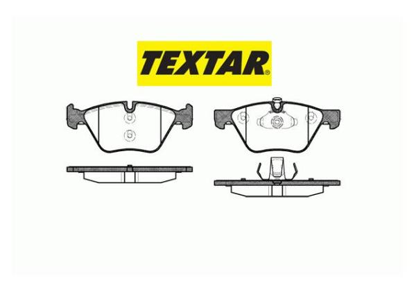 Brzdové platničky TEXTAR predná náprava (520d, 520i, 523i, 525d, 525i) 2379301