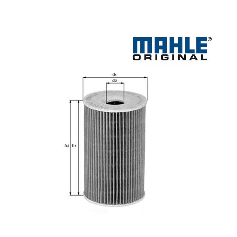 Olejový filter MAHLE ORIGINAL - VW PASSAT B6 - 1.9 TDI, 2.0 TDI OX143D