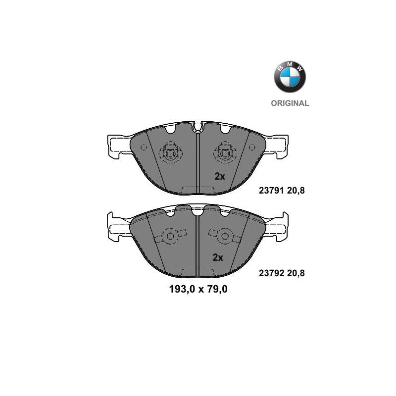 Brzdové platničky predná náprava (635d, 650i) Originál BMW 34116774258