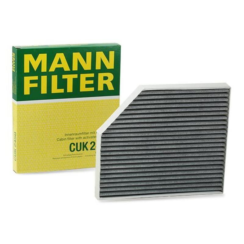 Kabínový filter MANN s aktívnym uhlím Audi 1.8 TFSI, 2.0 TDI, 2.0 TDI quattro, ... CUK2450