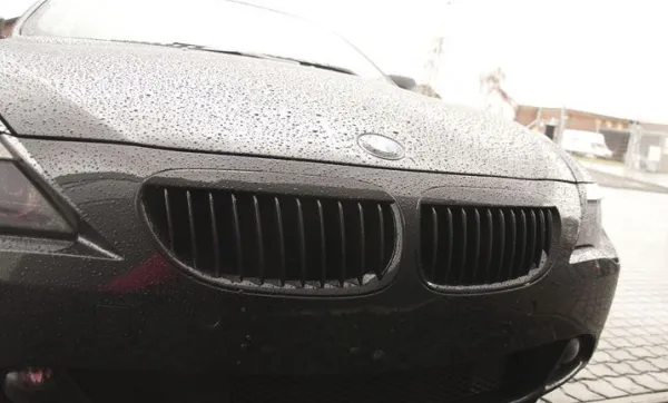Predné mriežky BMW 6 - E63, E63 LCI Facelift čierne lesklé