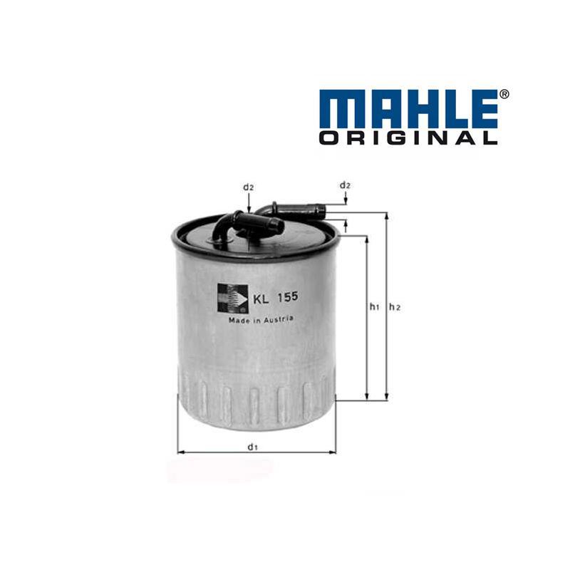 Palivový filter MAHLE ORIGINAL - Mercedes S-CLASS (W220) - 400 CDI KL155/1