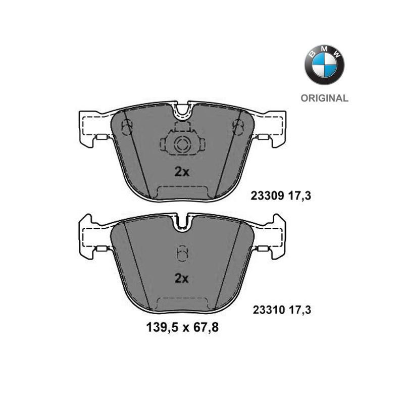 Brzdové platničky Originál BMW zadná náprava (50iX 4.0, 50iX 4.4, M50dX) 34216768471