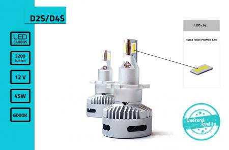 LED xenónové výbojky D2S/D4S