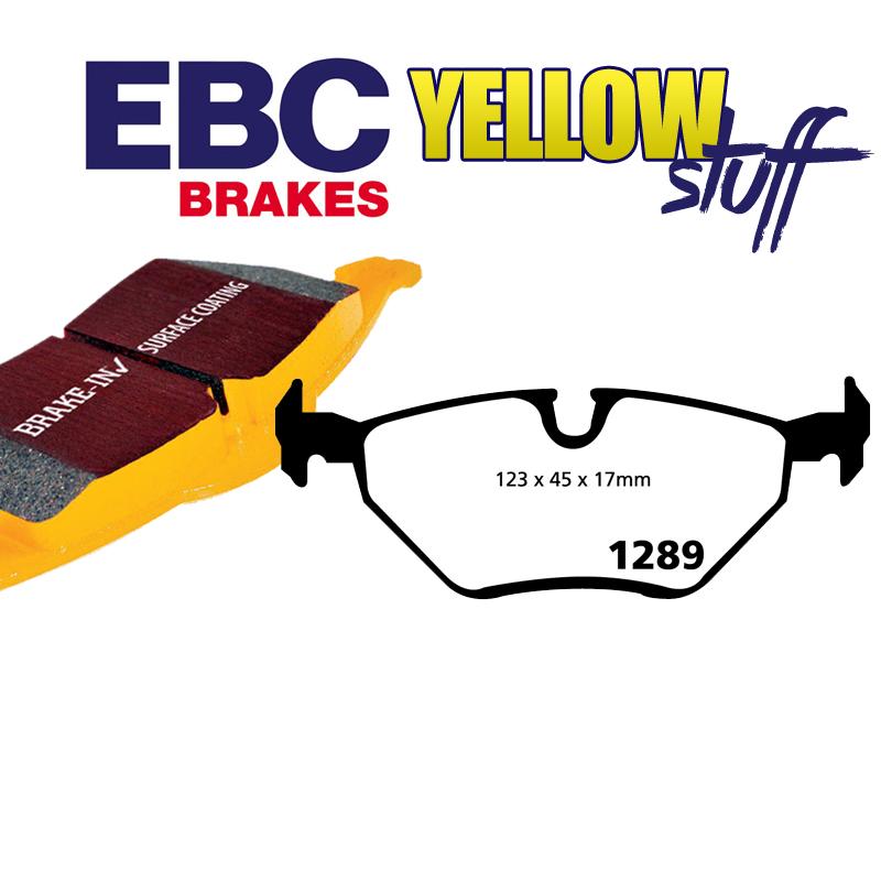 Brzdové platničky EBC Yellowstuff zadné (1.8, 1.9, 2.0, 2.2i, 2.5i, 2.8, 3.0i)