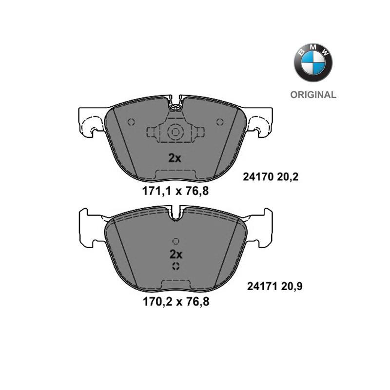 Brzdové platničky Originál BMW predná náprava (25d, 25dX, 28iX) 34116852253