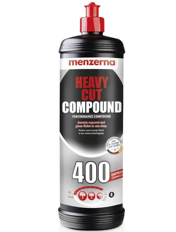 MENZERNA - Heavy Cut Compound 400 - Inovatívna abrazívna pasta - 250ml