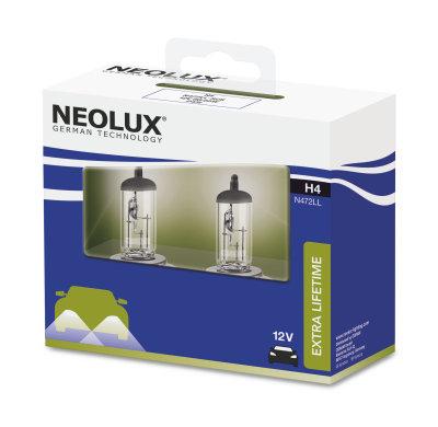 Žiarovky Neolux Extra Lifetime H4 12V 60/55W N472LL-2SCB