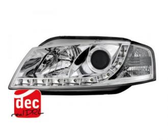 Predné svetlomety Audi A3 - so schváleným denným svietením