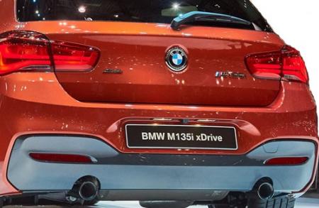 BMW M difúzor pre zadný nárazník - BMW F20 LCI, F21 LCI (M135i, M140i)