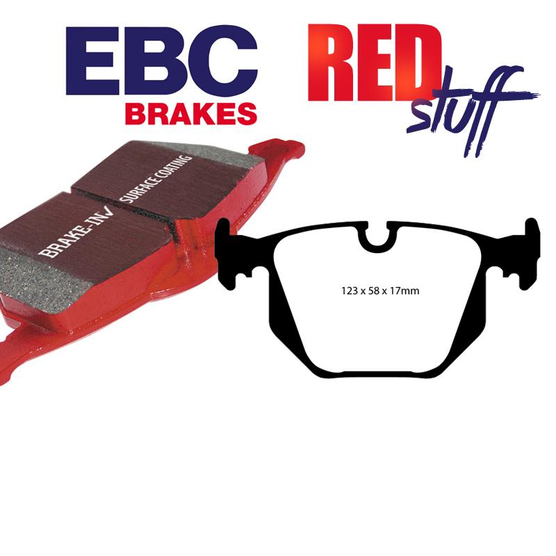 Brzdové platničky EBC REDstuff zadné (730d, 730i, 735i, 740d, 740i, 745i, 750i, 760i)