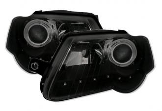 Design black svetlomety VW PASSAT 3C LED Dayline