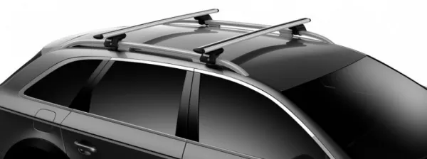 Strešný nosič Thule EVO Wingbar - VW Golf 4 - 5 dverové kombi s lyžinami