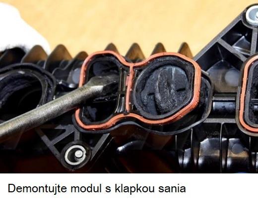 Záslepka sania v motoroch N57 BMW - odstránenie vírivích klapiek