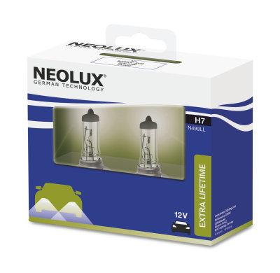 Žiarovky Neolux Extra Lifetime H7 12V 55W  N499LL-2SCB
