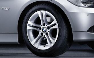 BMW kompletná zimná sada diskov "16" s pneumatikami E90, E91