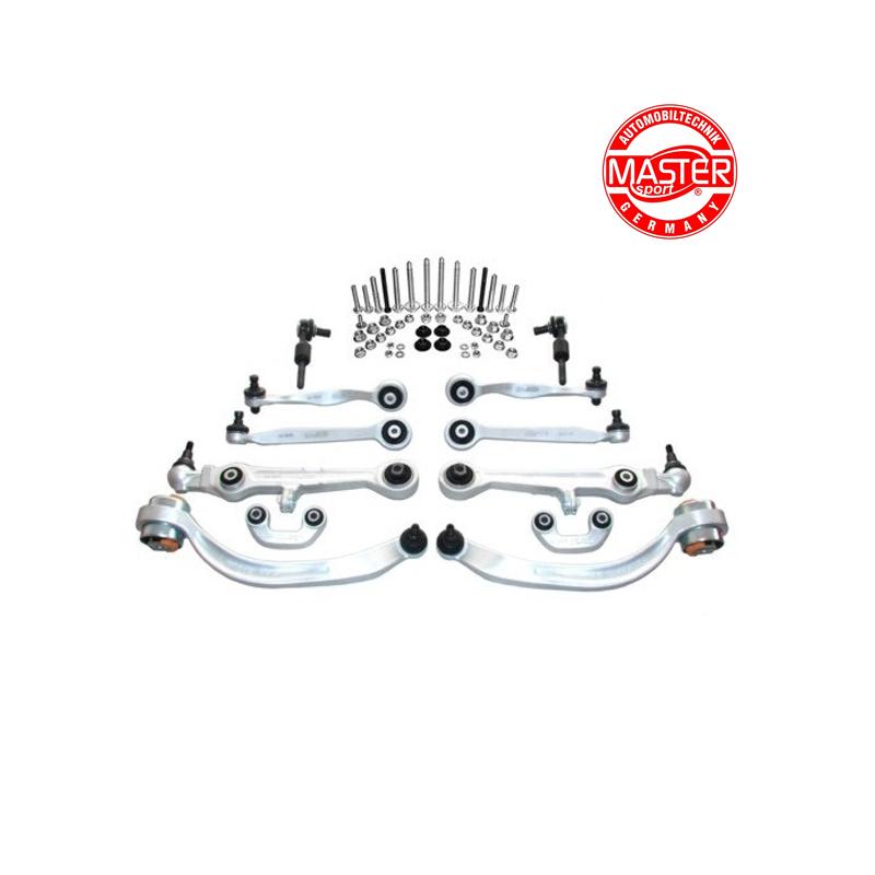 Kompletná sada ramien (predná náprava) Mastersport - AUDI A4, A6 / VW Passat (čap 22mm)