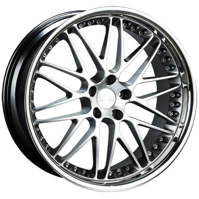 Disky BREYTON Spirit II 8,5 x 19 a 9,5 x 19 Silver Stainless Steel Lip