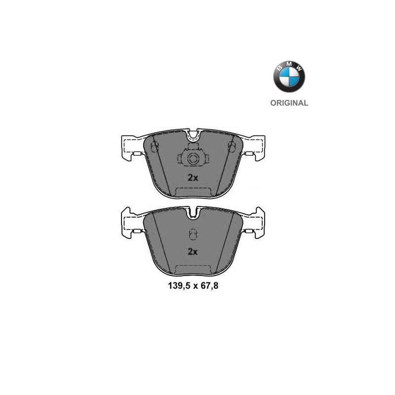Brzdové platničky zadná náprava (M3, E60, E61, E63, E65..) Originál BMW 34216768471
