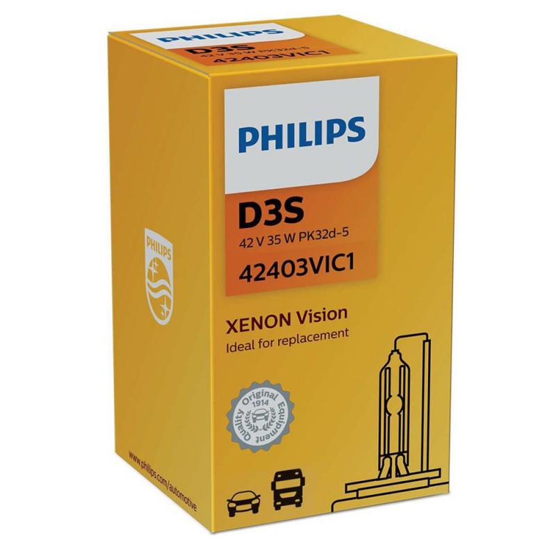 Xenónová výbojka D3S Philips 4600k svietivosť - 1ks
