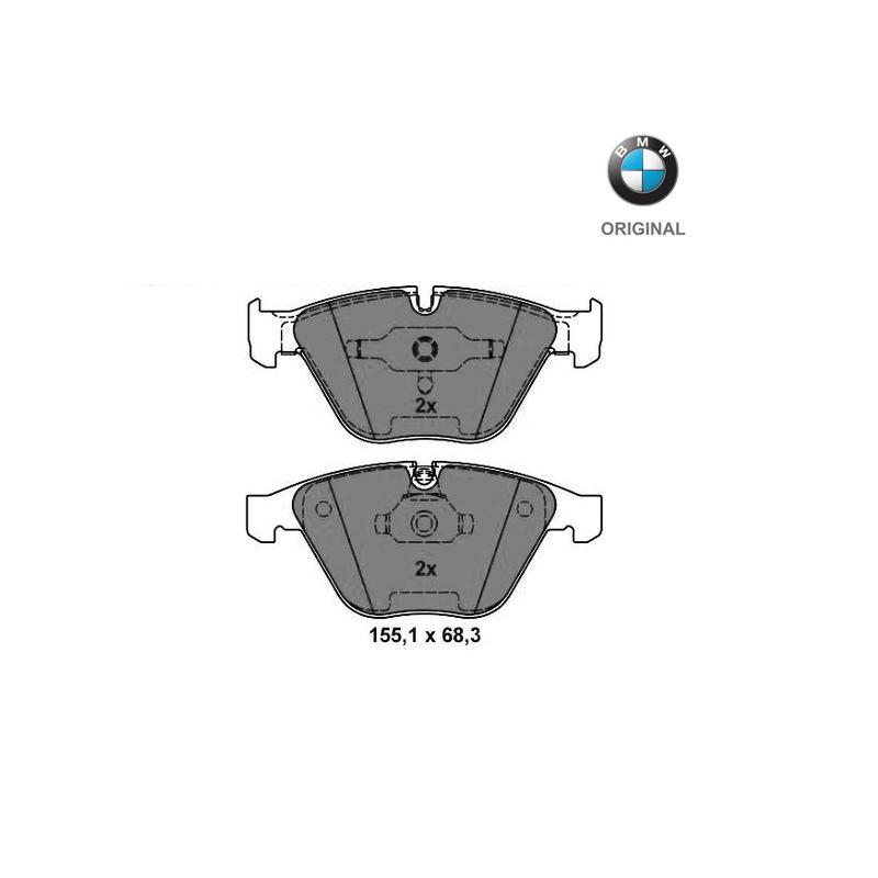 Brzdové platničky predná náprava (335d, 335i) Originál BMW 34116794917
