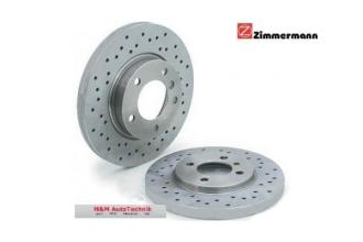 298x20mm Brzdové kotúče Zimmermann zadná náprava (520i, 523i, 520d,) 150.1286.52