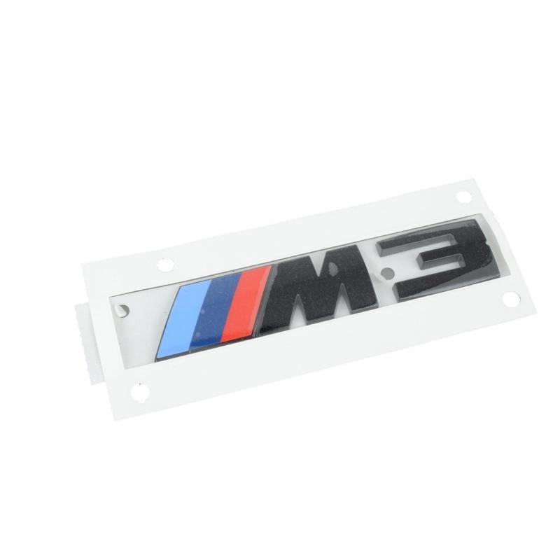Originál BMW M3 emblém na kufor (Blackline)