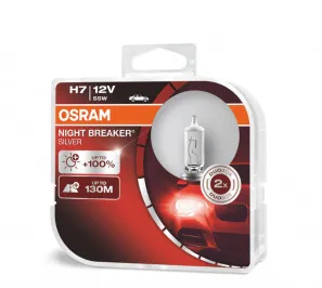 H7 žiarovky svetlometov sada Osram Night Breaker Unlimited SILVER