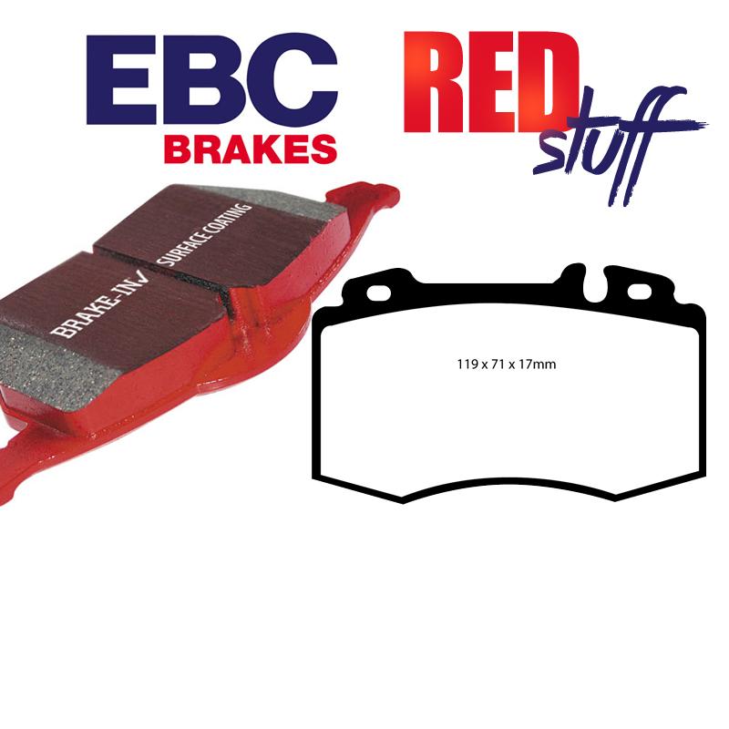 Brzdové platničky EBC REDstuff predné