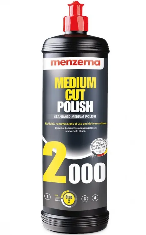 MENZERNA - Medium Cut Polish 2000 - stredná rezná leštiaca pasta - 250ml