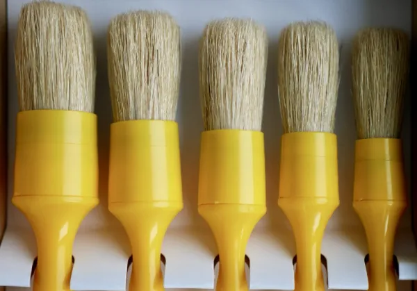 APG Brush yellow 5 - sada prírodných štetcov na interiér a exteriér