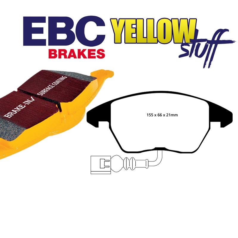 Brzdové platničky pre kotúč 312mm EBC Yellowstuff predné