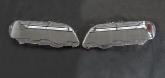 Kryty svetlometov plexi BMW X5 E53 predfacelift