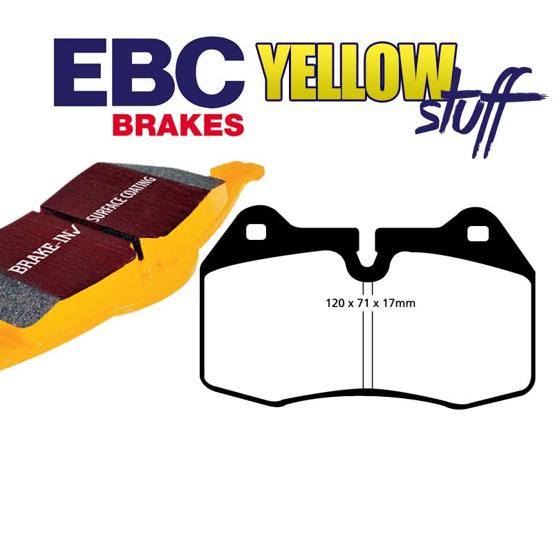 Brzdové platničky EBC Yellowstuff predné (725tds, 728i, 730d, 730i, 735i)