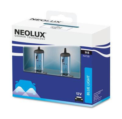 Žiarovky Neolux Blue Light H4 12V 60/55W N472B-2SCB