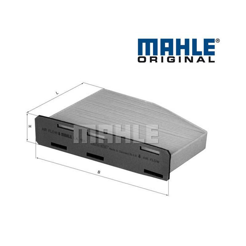 Kabínový filter MAHLE ORIGINAL - AUDI TT 8J3 LA181