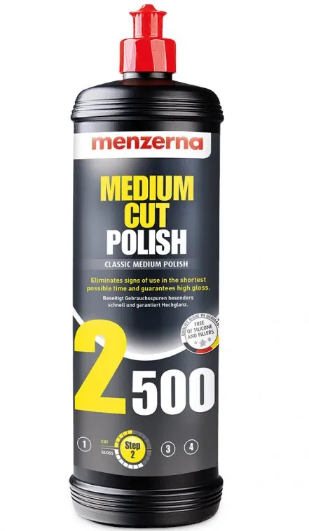 MENZERNA - Medium Cut Polish 2500 - stredná rezná leštiaca pasta - 250ml