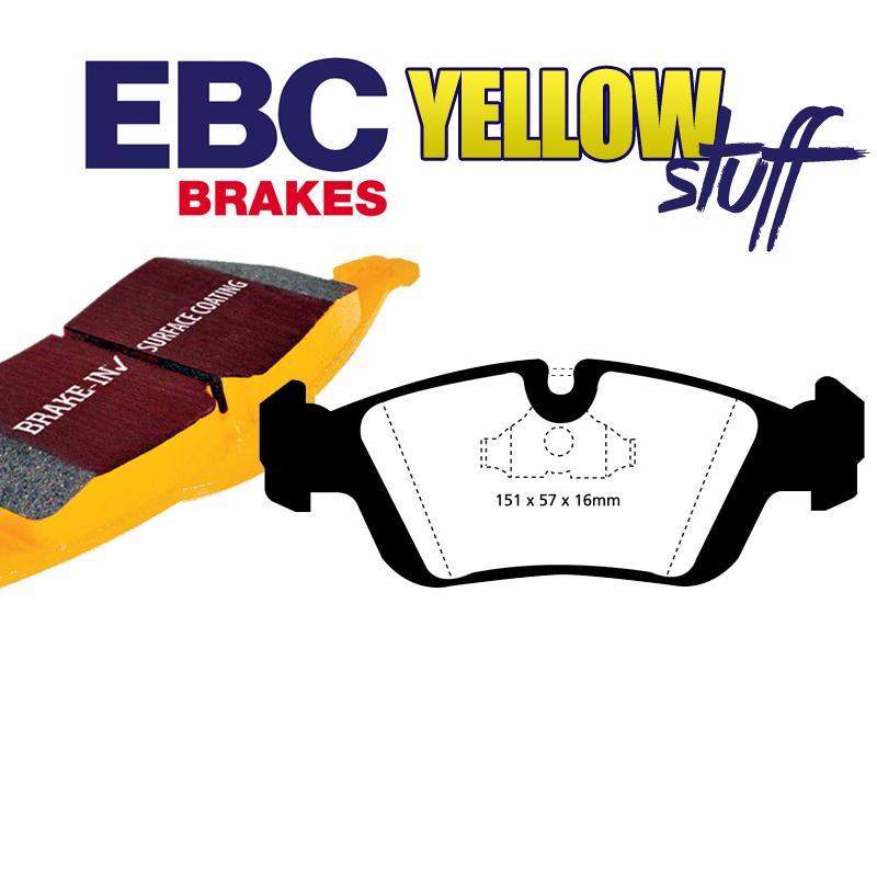 Brzdové platničky EBC Yellowstuff predné (1.8, 1.9, 2.0, 2.2i, 2.5i, 2.8, 3.0i)