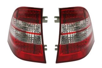 Zadné LED svetlá Mercedes W163 červeno- biele