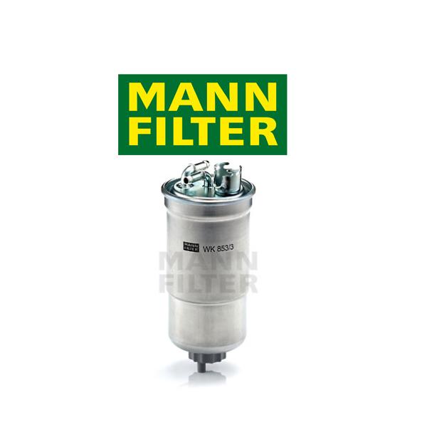 Palivový filter MANN Audi A3-8L1 1.9 TDI, 2.0 TDI, WK853/3X