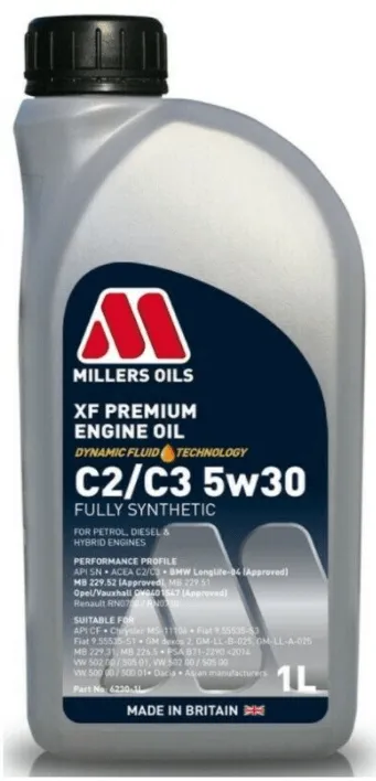 MILLERS OILS XF PREMIUM C3 5W-30 1L