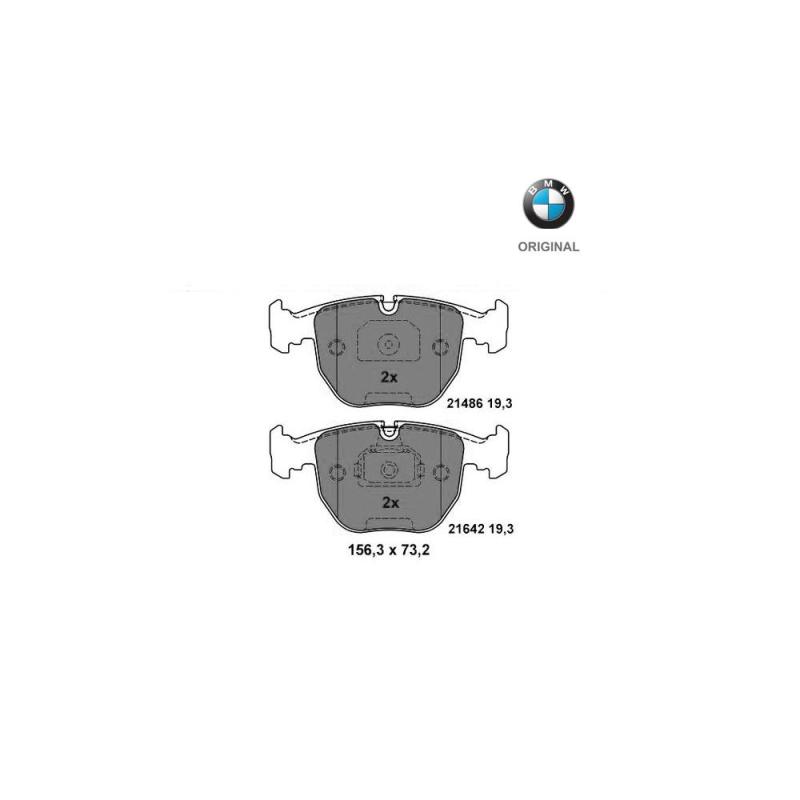 Brzdové platničky predná náprava Originál BMW (530i, 535i, 540i, ) 34116761252